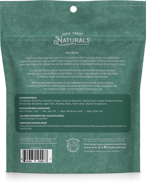 Chickpea & Mint Dental Sticks Dog Treats (10oz)